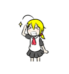 アホ毛少女（個別スタンプ：24）