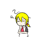 アホ毛少女（個別スタンプ：29）