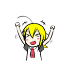 アホ毛少女（個別スタンプ：30）