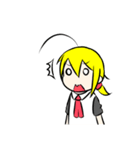 アホ毛少女（個別スタンプ：31）