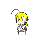アホ毛少女（個別スタンプ：32）