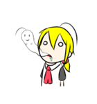 アホ毛少女（個別スタンプ：33）