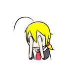 アホ毛少女（個別スタンプ：34）