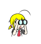 アホ毛少女（個別スタンプ：39）