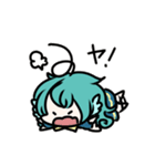 青さんと青緑さん（個別スタンプ：6）