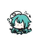 青さんと青緑さん（個別スタンプ：8）