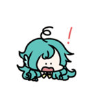 青さんと青緑さん（個別スタンプ：15）