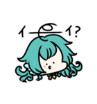 青さんと青緑さん（個別スタンプ：17）