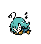 青さんと青緑さん（個別スタンプ：20）