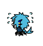 青さんと青緑さん（個別スタンプ：23）