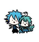 青さんと青緑さん（個別スタンプ：40）