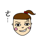 The cute girl（個別スタンプ：24）