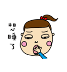 The cute girl（個別スタンプ：40）