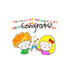 Emily and Kate（個別スタンプ：34）