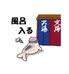 二日酔いでしんどい大学生アザラシくん（個別スタンプ：7）