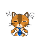 オヤジ猫ポポ係長（個別スタンプ：2）