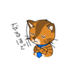オヤジ猫ポポ係長（個別スタンプ：3）