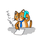 オヤジ猫ポポ係長（個別スタンプ：23）