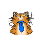 オヤジ猫ポポ係長（個別スタンプ：39）