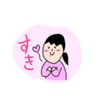 すてきなれでぃー（個別スタンプ：6）