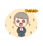 Shan and Fan are getting marry！（個別スタンプ：13）