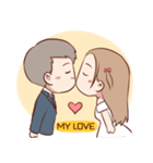 Shan and Fan are getting marry！（個別スタンプ：24）
