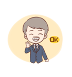 Shan and Fan are getting marry！（個別スタンプ：37）