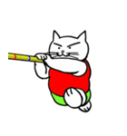 スポーツ猫 1 ~パラパラ漫画スタンプ~（個別スタンプ：21）