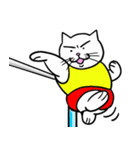 スポーツ猫 1 ~パラパラ漫画スタンプ~（個別スタンプ：27）