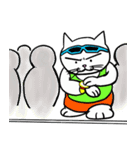スポーツ猫 1 ~パラパラ漫画スタンプ~（個別スタンプ：33）