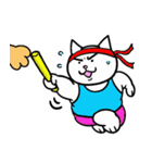 スポーツ猫 1 ~パラパラ漫画スタンプ~（個別スタンプ：38）