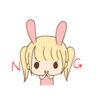 うさみちゃんスタンプ！（個別スタンプ：6）