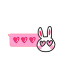 ウサっちのふきだしスタンプ（個別スタンプ：38）