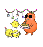 Nanny Diaries of Pear daddy ＆ chicken（個別スタンプ：2）