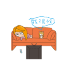 cat and familys（個別スタンプ：16）