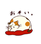 ぐーたら三毛猫にゃんこ2（個別スタンプ：13）
