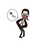 椿太郎とやせガラス（個別スタンプ：11）