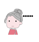 Scarf girl（個別スタンプ：5）