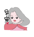 Scarf girl（個別スタンプ：22）