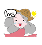 Scarf girl（個別スタンプ：26）