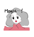 Scarf girl（個別スタンプ：27）