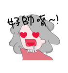 Scarf girl（個別スタンプ：34）