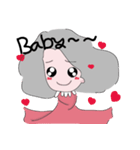 Scarf girl（個別スタンプ：37）