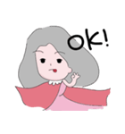 Scarf girl（個別スタンプ：40）
