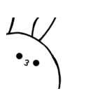 シンプルすぎるうさぎ（個別スタンプ：9）