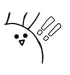 シンプルすぎるうさぎ（個別スタンプ：17）