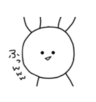 シンプルすぎるうさぎ（個別スタンプ：34）