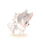 胸きゅん！癒しわんこミルク♪（個別スタンプ：17）