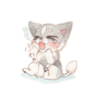 胸きゅん！癒しわんこミルク♪（個別スタンプ：25）