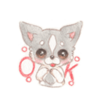 胸きゅん！癒しわんこミルク♪（個別スタンプ：34）